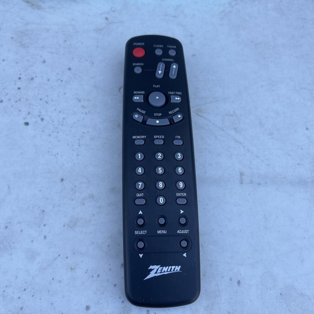 Zenith Remote Control VCR SC2105-02